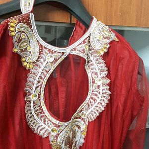 Anarkali Kurta Pajami And Dupatta