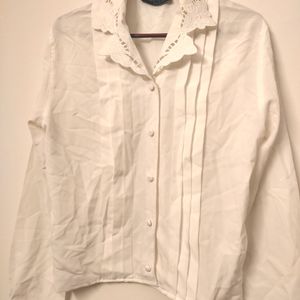 White Office Wear Shirt