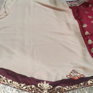 New unused saree with blouse size32