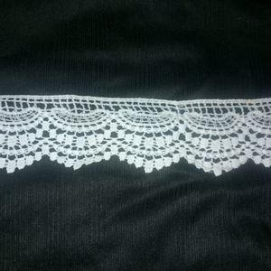 4 Meter White Cotton Lace