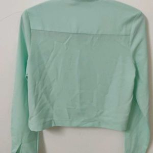 Mint Crop Shirt