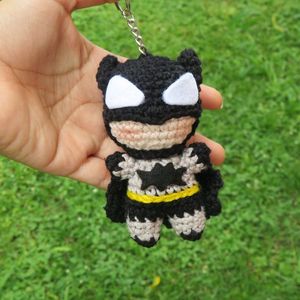 Crochet Batman Keychain!