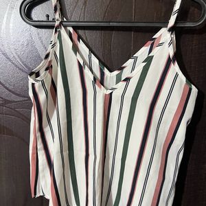 Shein Stripped Top - Xs