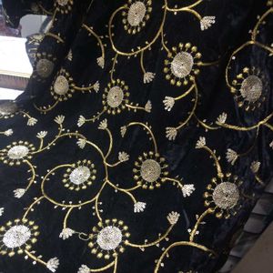 Black Velvet Kurta