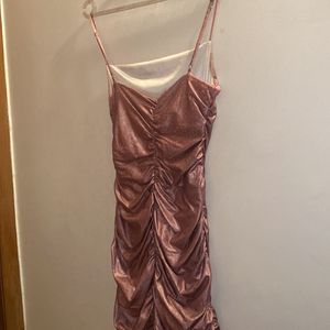 Shein Textured Metallic Dress