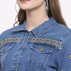 Embroidered Denim Jacket