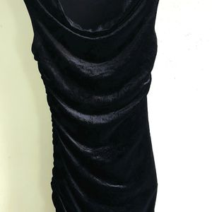 Velvet Bodycon Midi Dress