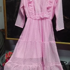 Girls Georgette Frock