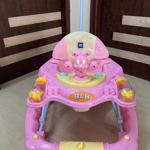 Baby walker-Pink With Package Box