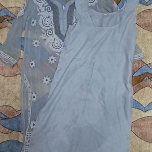 Grey Lucknowi Kurta🩶