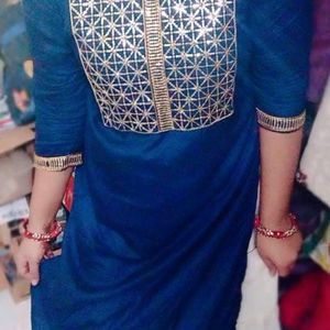 Navy Blue Kruti