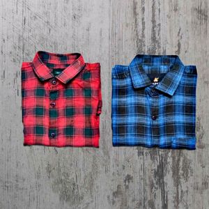 Combo of Flannel Shirts.