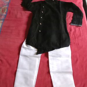 Black designer kurta and payjama