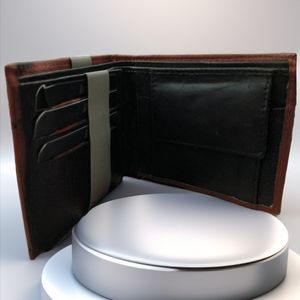 Brown Leather Woodlands Wallet