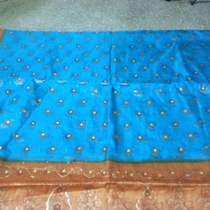 Half Stone Work Saree