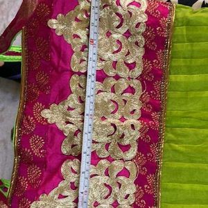 Pink Green Anarkali Kurta Set