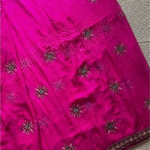 Pure Georgette Lehariya Saree