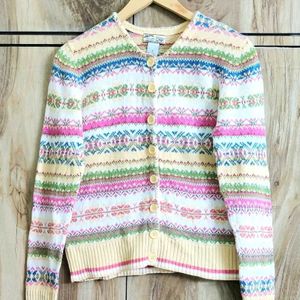 Multicolour Design Cardigan Size-36