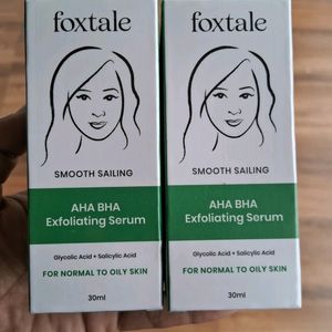 Foxtale Aha Bha Exfoliating Serum Pack Of 2