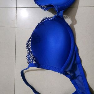 Royal Blue Sensual Pushup Bra