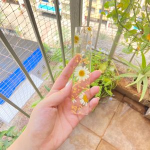 Floral Bookmark - Resin