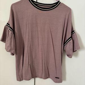 Roadster Lavender Bell Sleeve Top