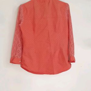Pink Lace Shirt