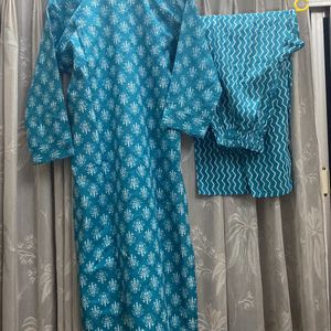 Price Drop 💧 Kurta Pant Set With Freebie