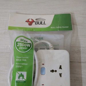 Bull 4 socket switch 5meter wire Extension Board