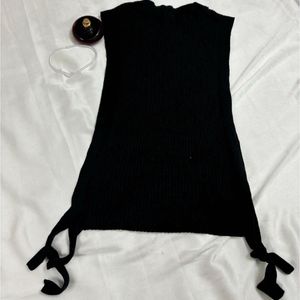 Black Knitted Sweater