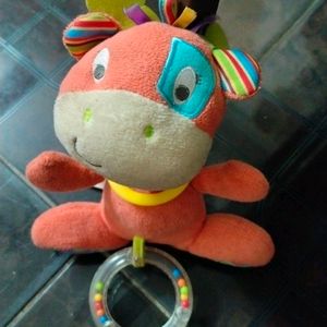 WINFUN Giraffe Rattle Soft Toy