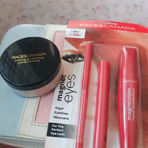 FACES CANADA - Loose Powder & Eye Linear, Mascara