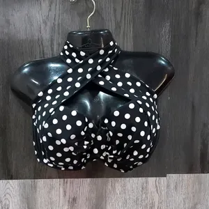 PREMIUM QUALITY Polka Dot Padded Bikini Top