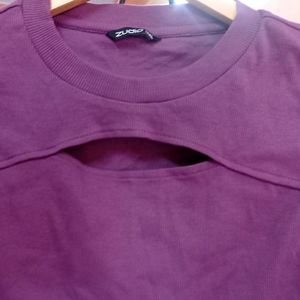 Beautiful Purple Colour Tank Top