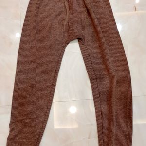 Winter Wear Full Length Pants For 11-12 Year Old Boys Brown Color