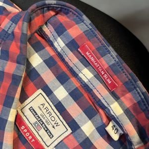 Checked Arrow Shirt Semi Formal