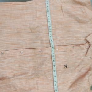 Peach Numerouno Formal Shirt