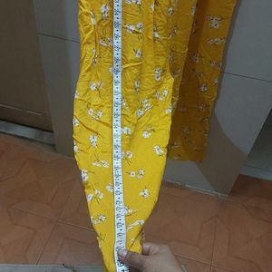 Imported Yellow jumpsuit New with tag