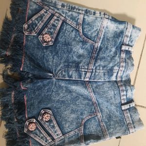 Girl Denim Shorts