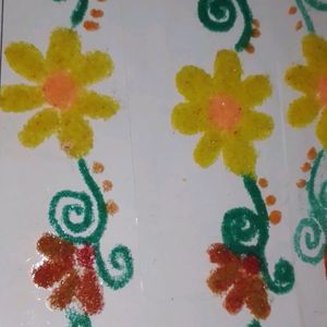 Border Ready Rangoli Designs Patch Pack Of 3