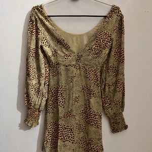 Tiger Print Top