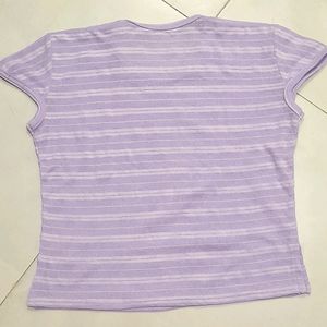 Lavender Cute Women Top💜