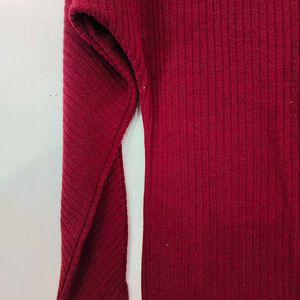 Bodycon Maroon Dress