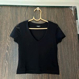 Black Crop Top