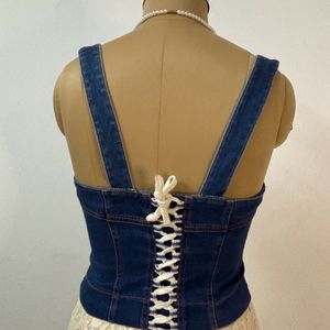 Denim Bustier