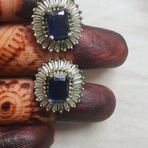 Royal Blue Stud Diamond Artificial