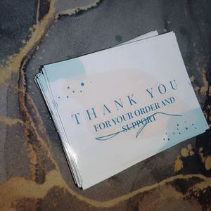 10 piece Of Thank You Card