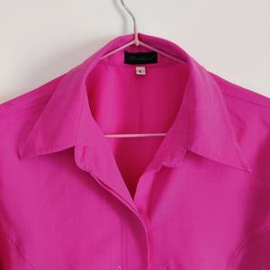 Pink Collared Blouse