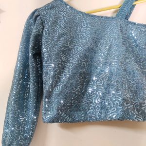 💙 SALE💙 Blue Sequin Top