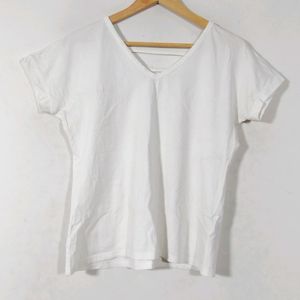 White Plain Casual Top (Women)